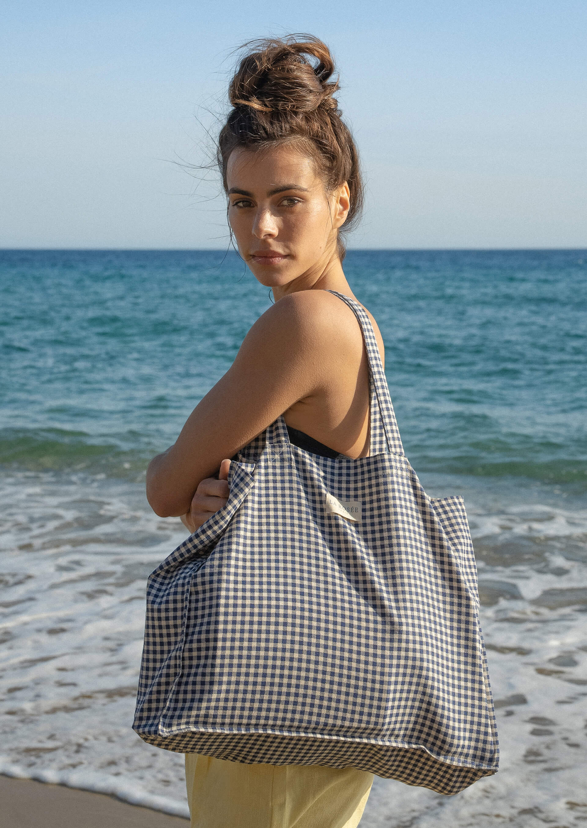 Large Tote Bag In Recycled Cotton