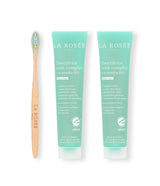 Duo de dentifrices et brosse à dents