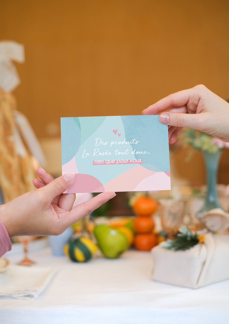 E-carte cadeau La Rosée