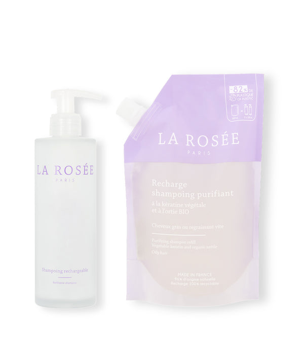 Duo Recharge shampoing purifiant et son flacon rechargeable