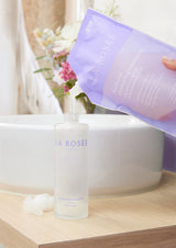 Duo Nourishing Shampoo Refill with its refillable bottle