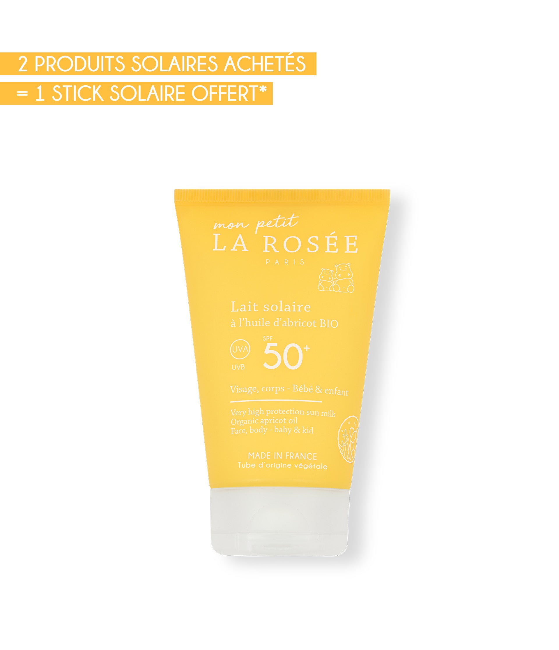 Lait solaire bébé SPF 50 +
