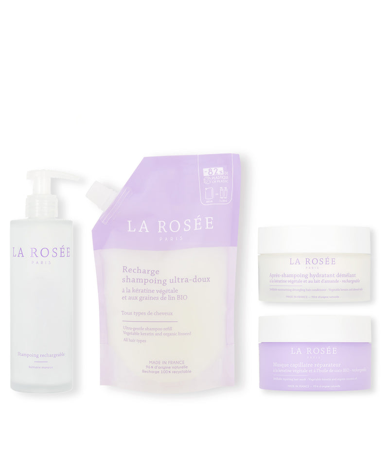 Routine capillaire cheveux normaux