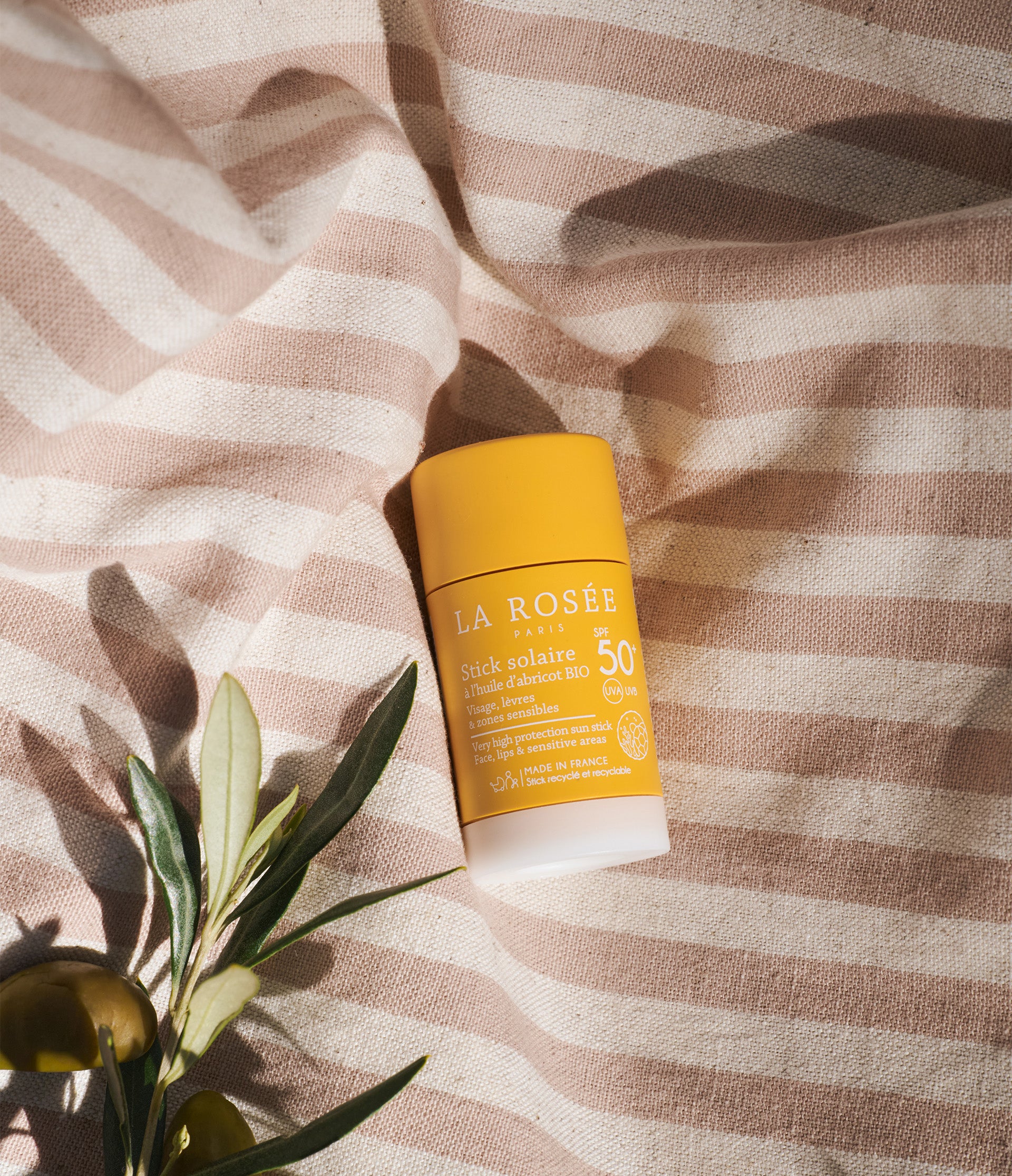 Stick solaire SPF 50+ visage et zones sensibles